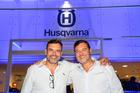 Mauricio e Raul Fernandes da Husqvarna Motorcycle Brasil (Renato Durães/Power Husky)