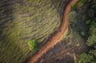 Vista aérea da serra de Luminosa (Fabio Piva / Brasil Ride)