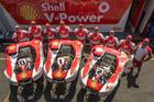 Equipe Shell Fittipaldi nas 500 Milhas de Kart da Granja Viana (José Mario Dias)